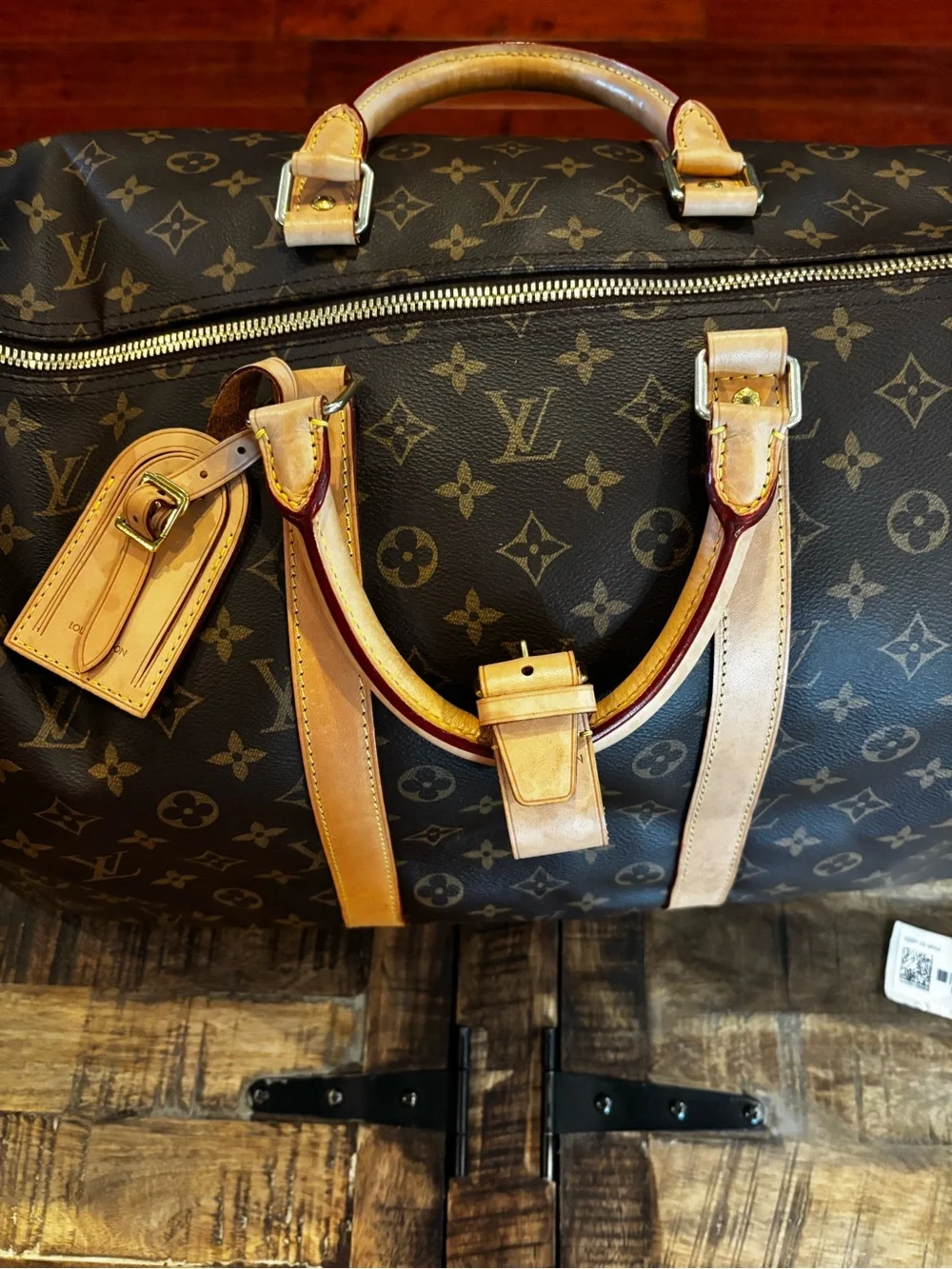 Louis Vuitton Keepall 55 duffel bag - brown